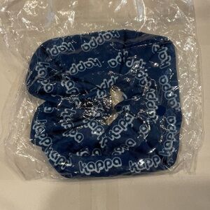 NWOT Kappa hair scrunchie blue and white